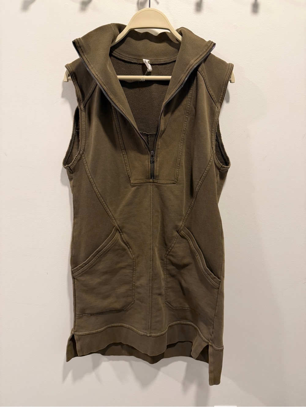 Anthropologie Daily Practice Meru Zip Front Mini Dress